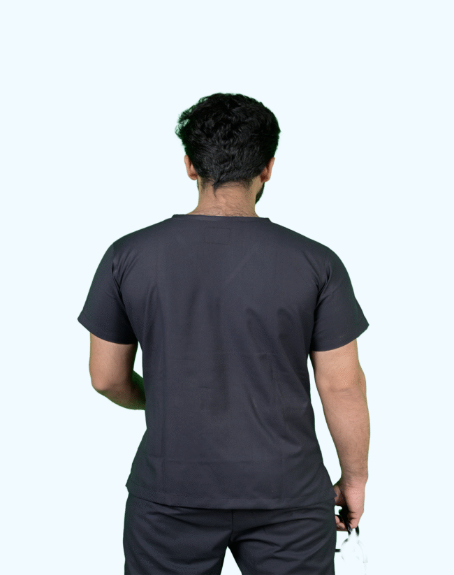 Black Scrub Suit Male - Image 3