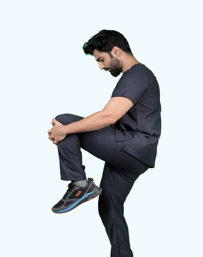 Black Scrub Suit Male - Image 2