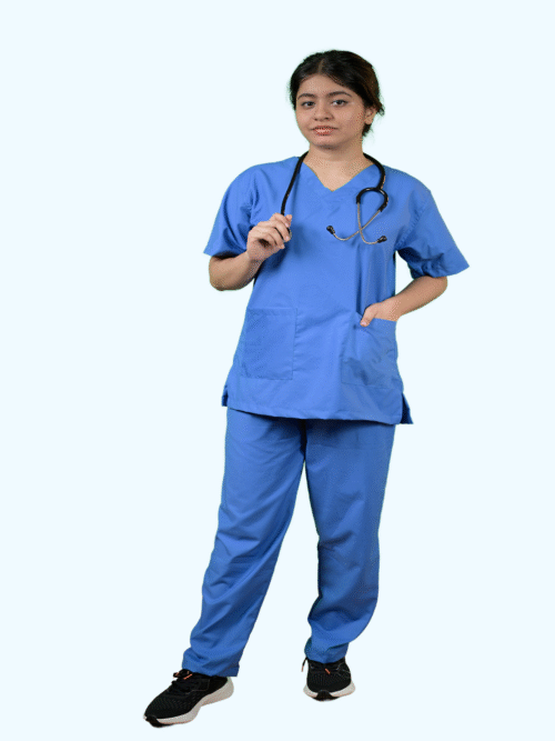 Blue Scrub Suit Female