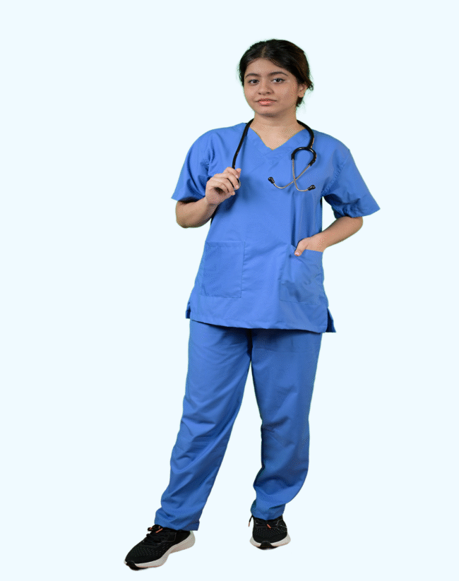 Blue Scrub Suit Female