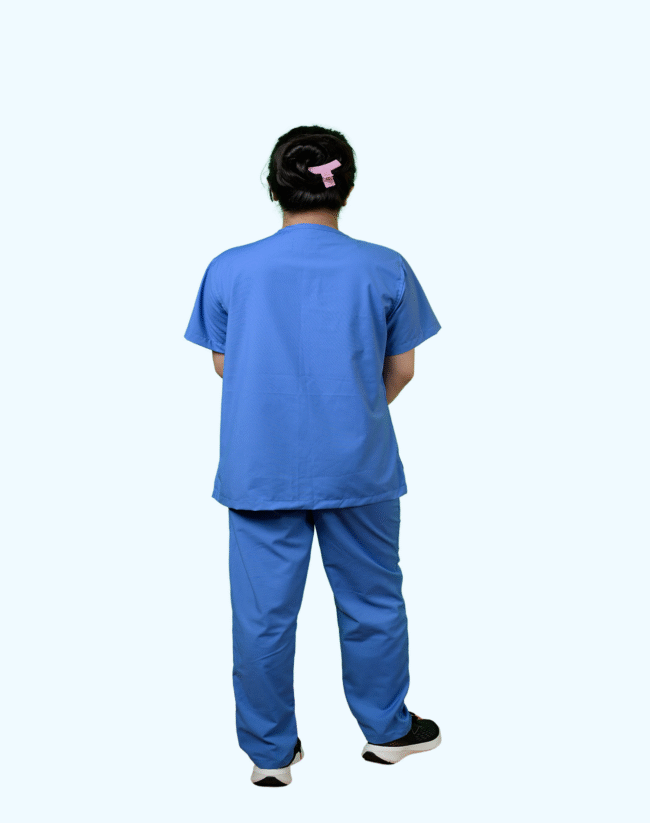 Blue Scrub Suit Female - Image 3