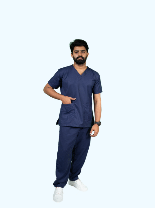 Dark Blue Scrub Suit Male