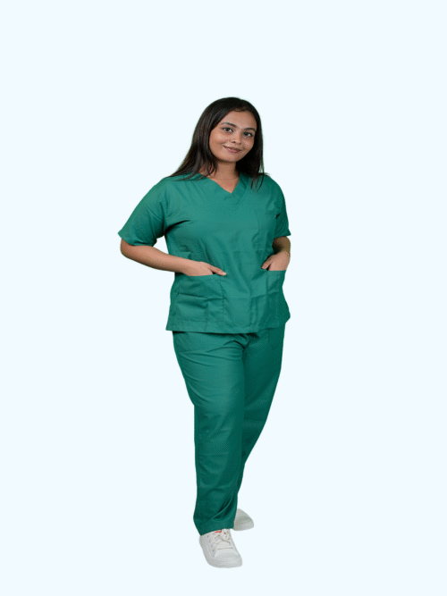 Green Scrub Suit Female