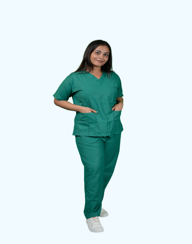 Green Scrub Suit Female