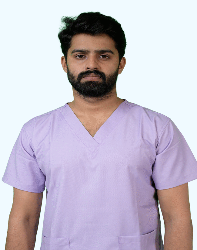 Lavender Scrub Suit Male - Image 2