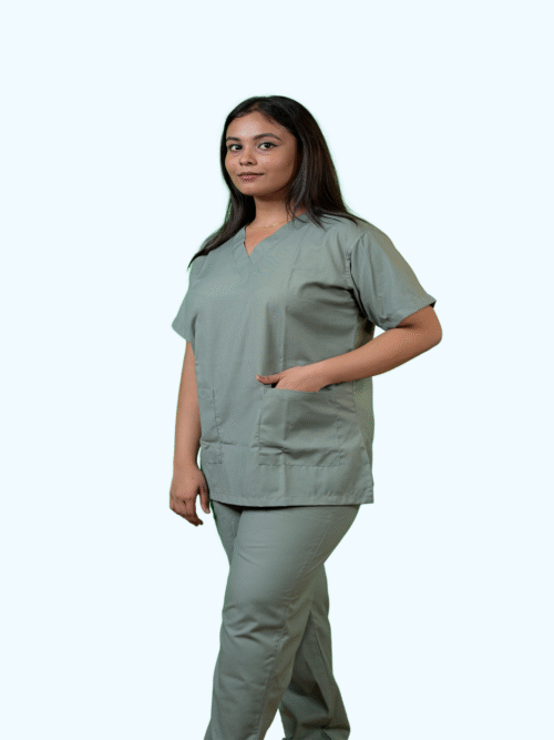 Olive Green Scrub Suit Female