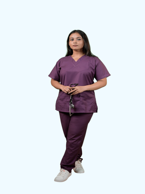 Purple Scrub Suit Female