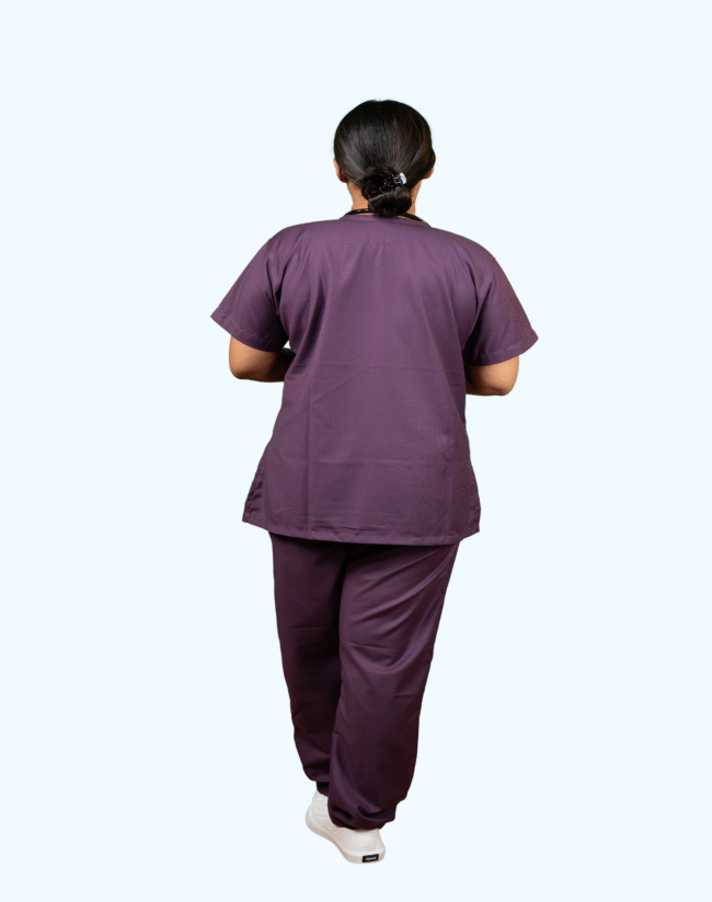 Purple Scrub Suit Female - Image 3