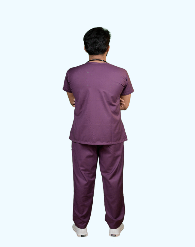 Purple Scrub Suit Male - Image 4