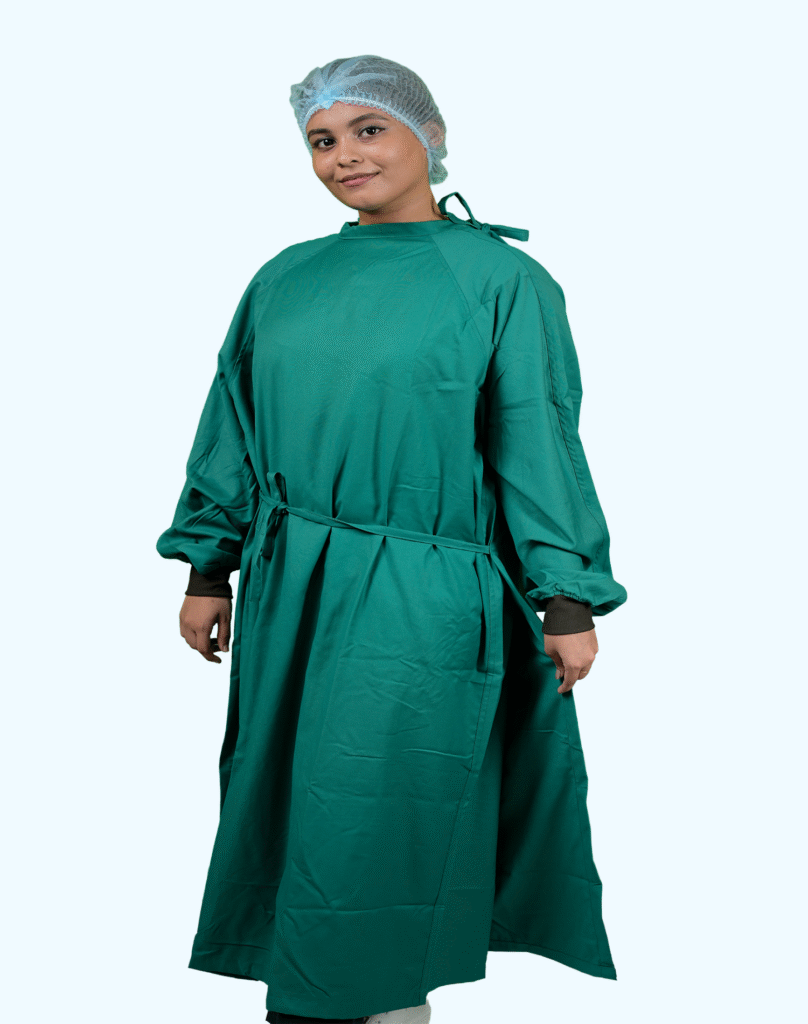 Surgeon's gown, green, Jit & Jit Products