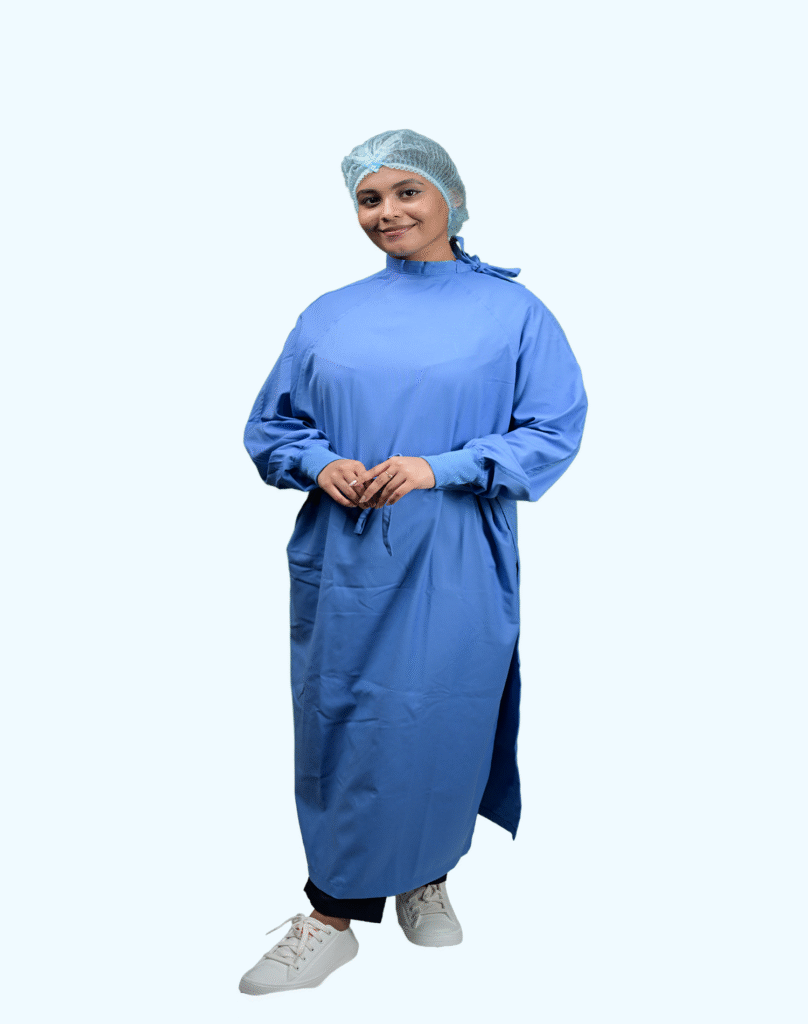 Surgeon's gown, ceil blue, Jit & Jit Products