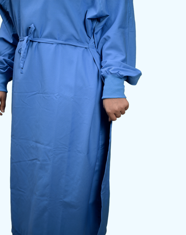 Surgeon's Gown Blue Female - Image 2
