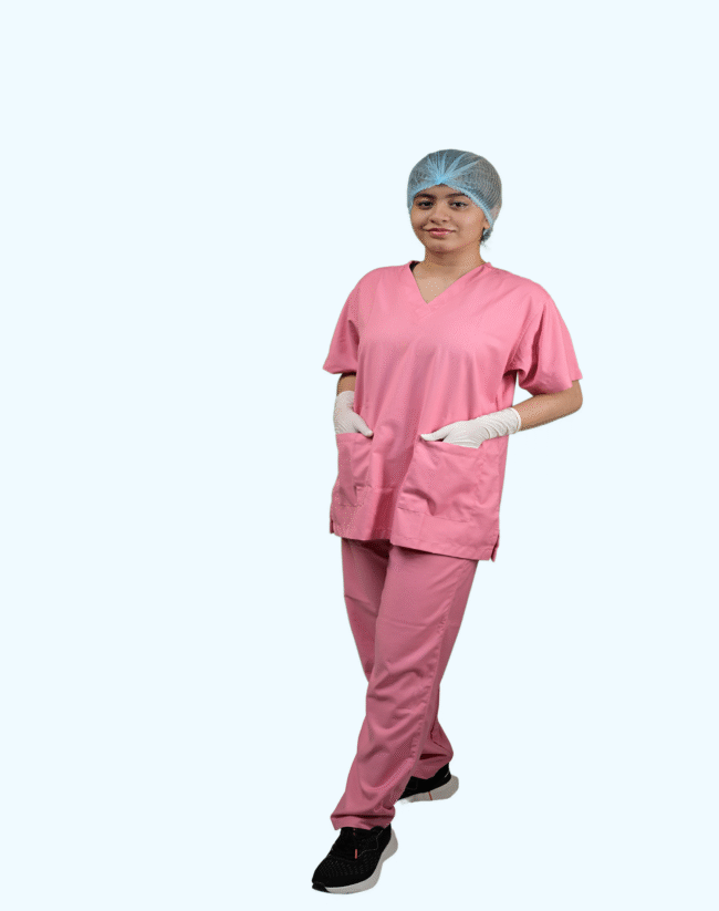 Pink Scrub Suit Female - Image 3