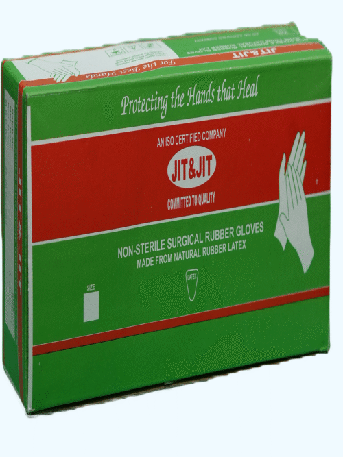JIT & JIT Non-Sterile Surgical Rubber Gloves 25 Pcs