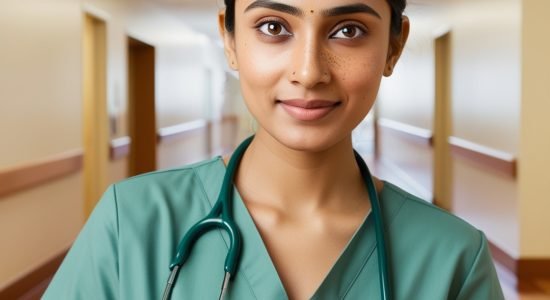 Doctor in green